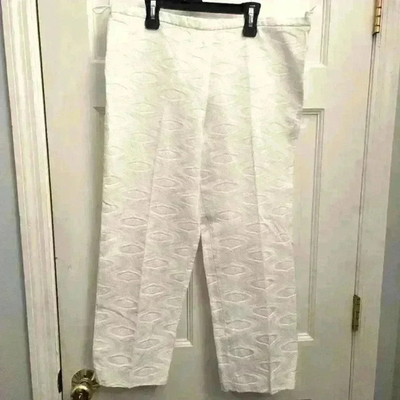 Rafael White Petite Pants,Size 14P - Picture 1 of 4